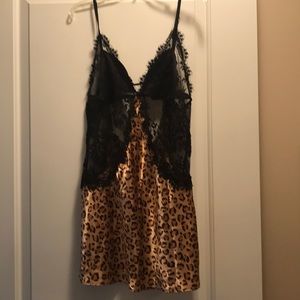 Victoria Secret leopard print nighty